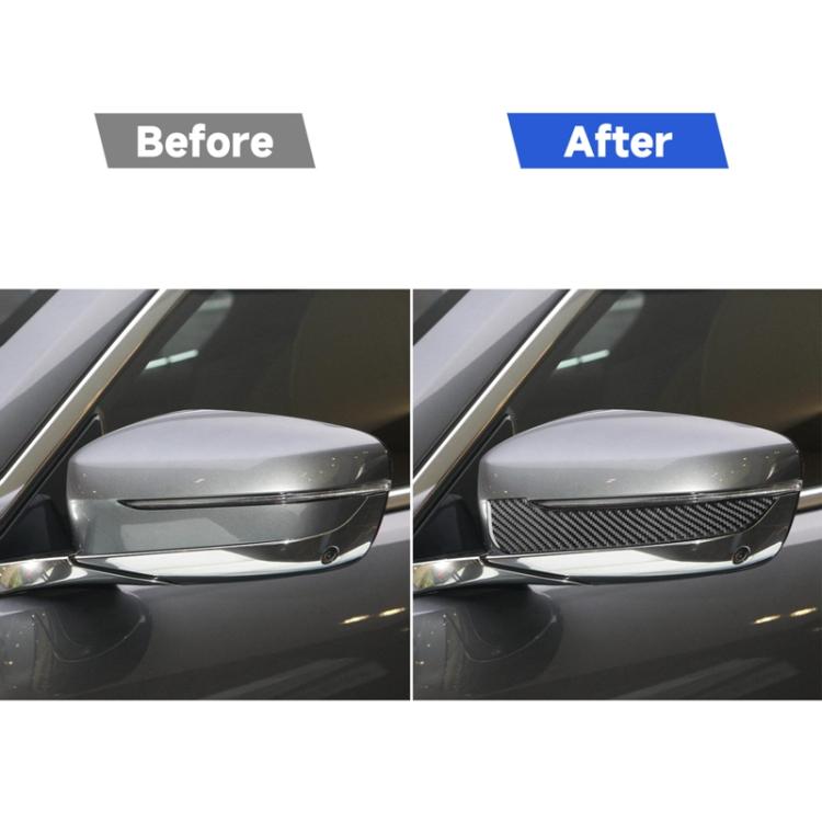 For 2019-2024 BMW 8 Series G14 2pcs /Set Left-hand Drive Rearview Mirror Anti-scratch Strip Stickers