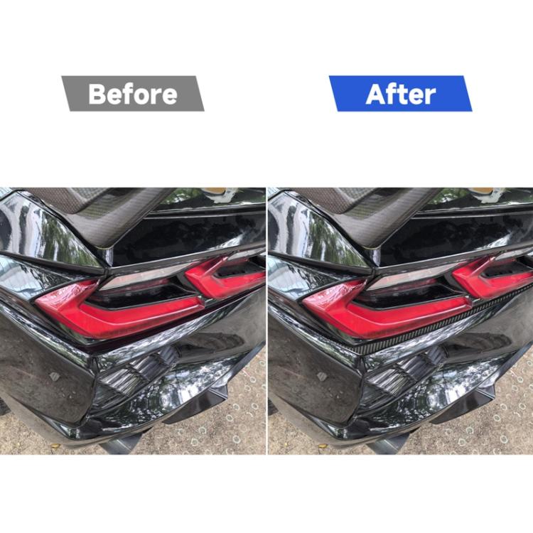 For Chevrolet Corvette C8 2pcs /Set Taillight Lower Trim Sticker - Black