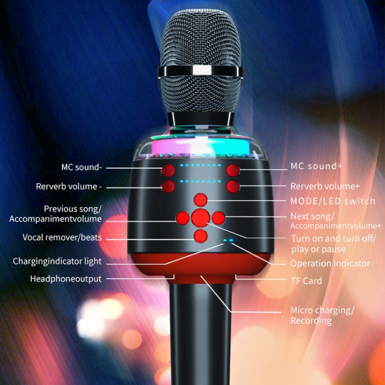 KG001 Wireless Bluetooth Microphone Speaker  K-song Condenser Microphone