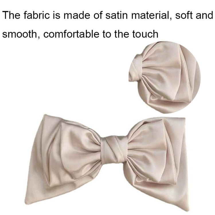 B640 Satin Bow Hair Accessory Sweet Ponytail Hair Clip