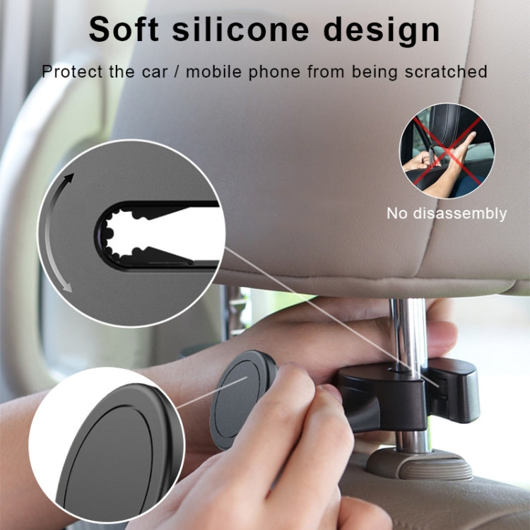 Car Rear Pillow Hook Magnetic Mobile Phone Holder