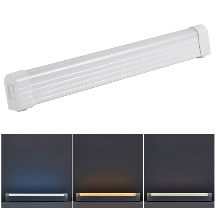32cm Handheld Light Stick Three-color Changing Light USB Rechargeable Emergency Light Tube Fill Light 1500 mAh, Color: White Warm Light