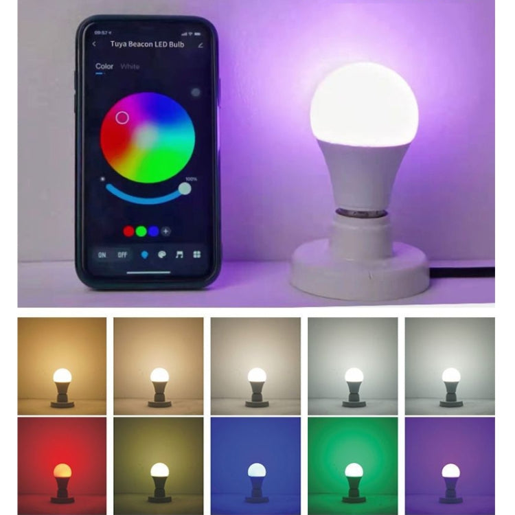 A60  9W  Bluetooth Tuya APP Control Smart RGB Bulbs E27 LED Bulbs 200V-240V