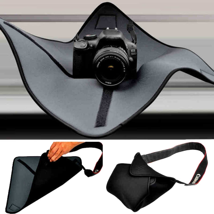 SLR Camera Bag Diving Material Lens Storage Bag, Size: 50x50cm(Black)