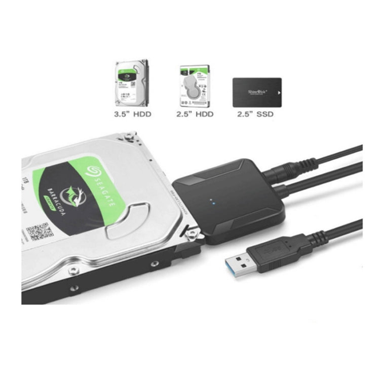 TYPEC to SATA3.0 Computer Hard Disk Adapter Supports 2.5/3.5 inch SSD Cable