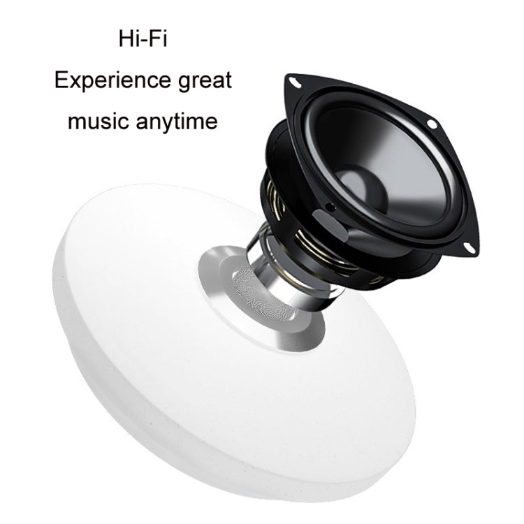 Remote Control Bluetooth LED Ceiling Lamp RGB Music Rhythm Color Changing Lamp, Dimensions: 26cm