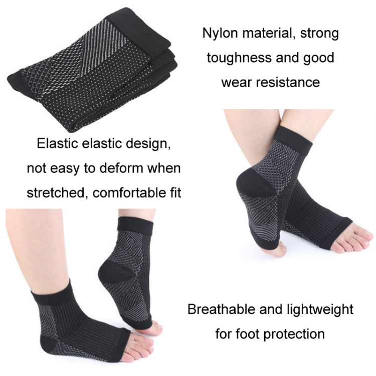 10pcs Sports Heel Invisible Toeless Compression Socks, Size: