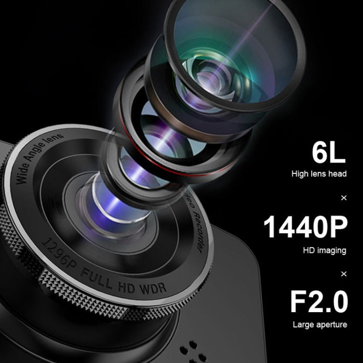 L601 HD Night Vision Electronics Dog Reversing Image Driving Recorder, Style: WIFI Version