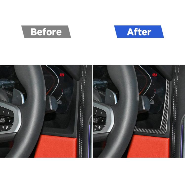 For 2019-2024 BMW 8 Series G14 2pcs /Set Left-hand Drive Instrument Both Sides Decorative Stickers