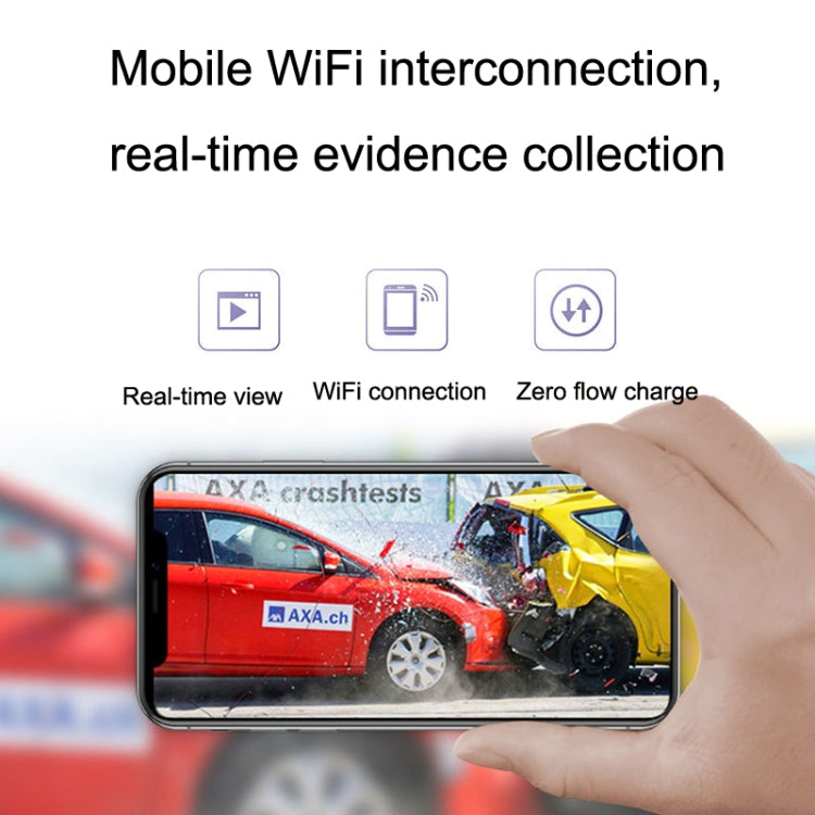 M9 Hidden Driving Recorder WiFi Phone Connecting Car Parking Monitoring 1080P HD Recorder
