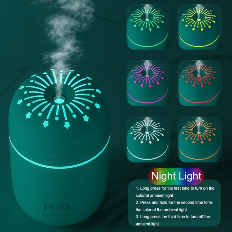 Colorful Cup USB Ambient Light Air Humidifier Desktop Car Marquee Humidifier