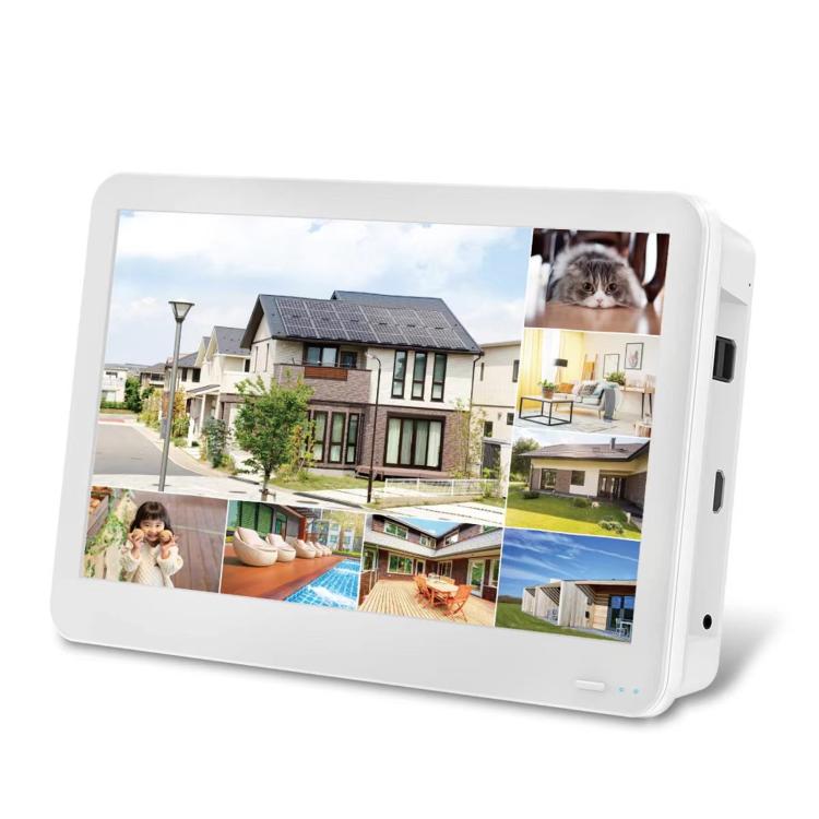 4CH 4K 8MP POE NVR With 11.6-Inch Monitor H.265 Network Video Recorder For Security Camera System