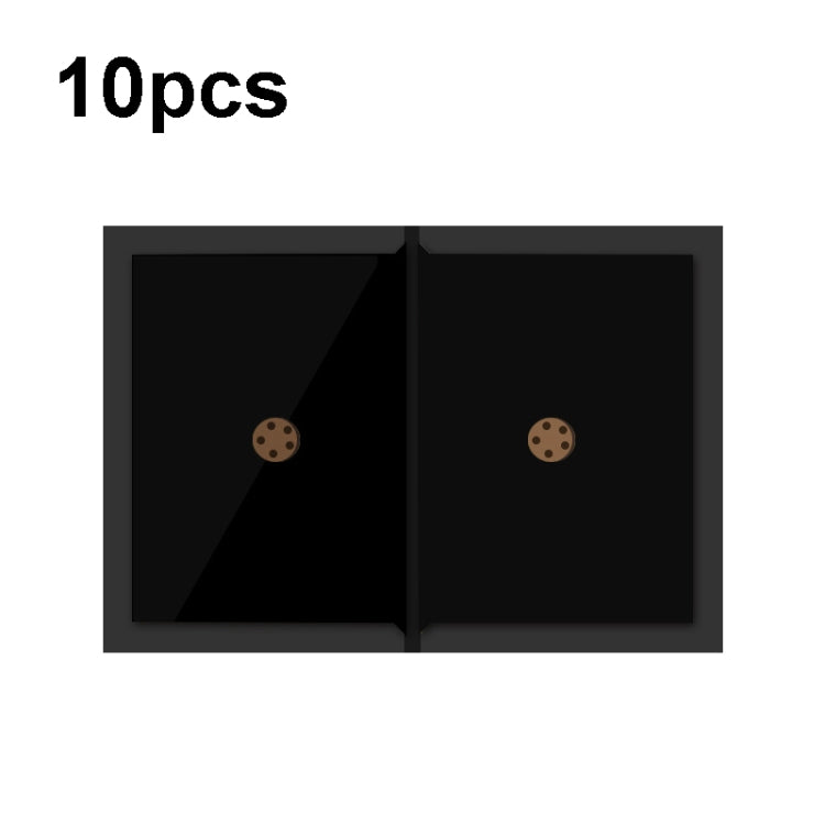 10pcs Sticky Mouse Board Home Kitchen Mouse Trap Thick Board Mouse Sticker(Black)