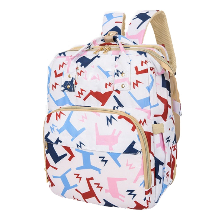 Multifunction Diaper Baby Bag with Changing Station, Foldable Bassinet and USB Charge Port