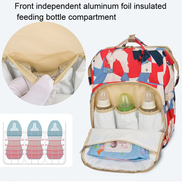 Multifunction Diaper Baby Bag with Changing Station, Foldable Bassinet and USB Charge Port