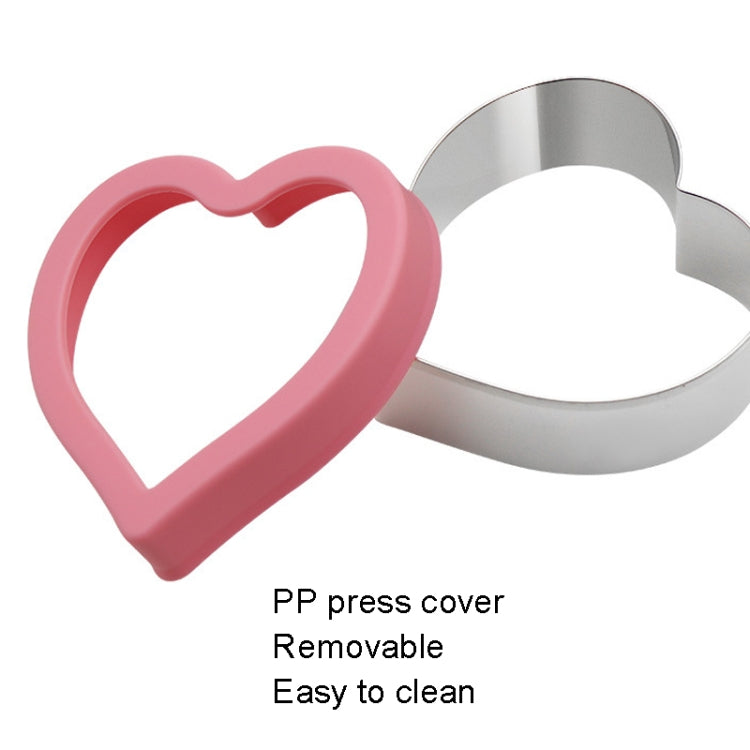 2pcs Stainless Steel Bread Crimping Mold Cake Baking Mold, Shape: Flower