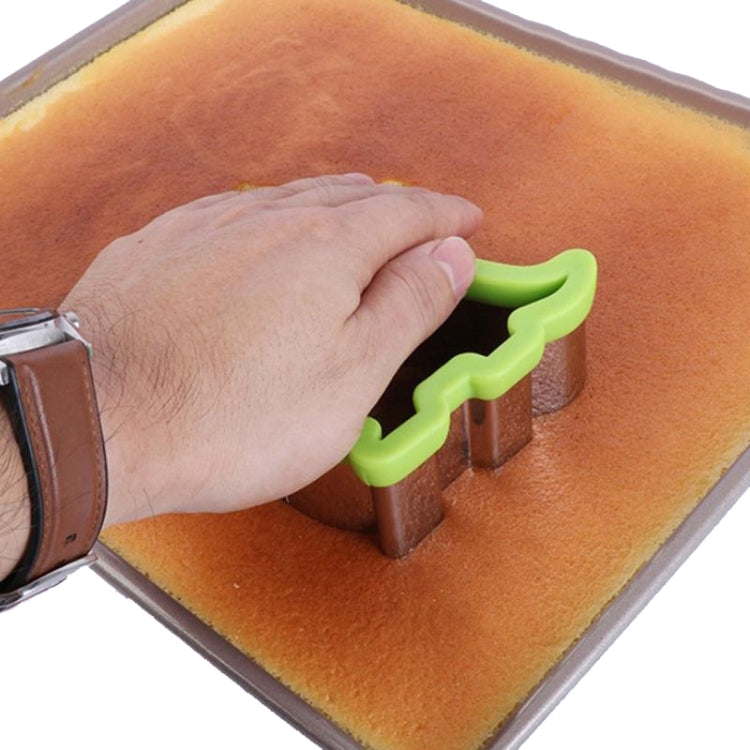 2pcs Stainless Steel Sandwiches Bread Cutting Model With Guards Fruits Vegetable Cookie Mould, Size: Large Love(Color Random Delivery)