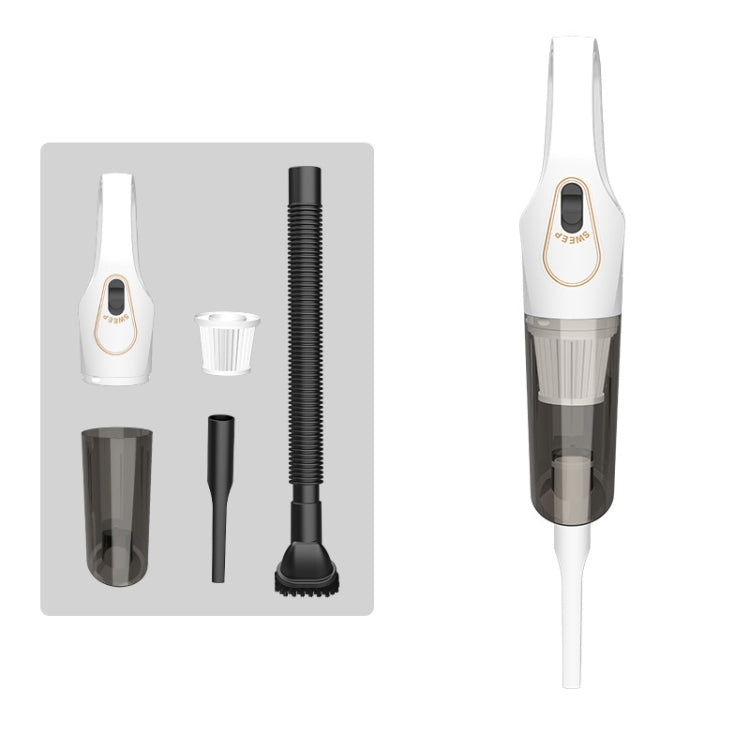 S9A  120W Handheld Wireless Vacuum Cleaner Household Car Vacuum Cleaner,Spec: White 9500 Pa