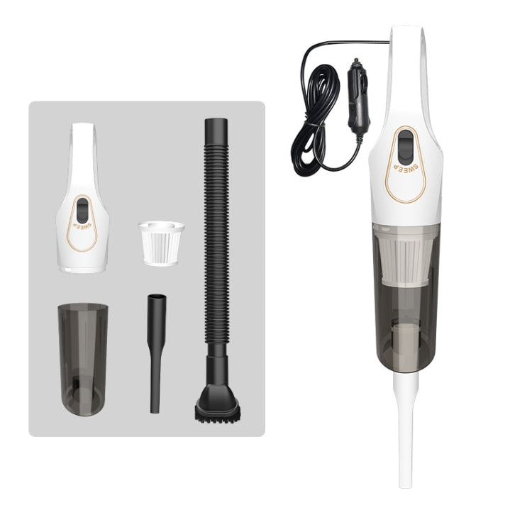 S9A  120W Handheld Wireless Vacuum Cleaner Household Car Vacuum Cleaner,Spec: White  10000 Pa