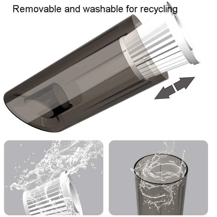 S9A  120W Handheld Wireless Vacuum Cleaner Household Car Vacuum Cleaner,Spec: Black 10000 Pa