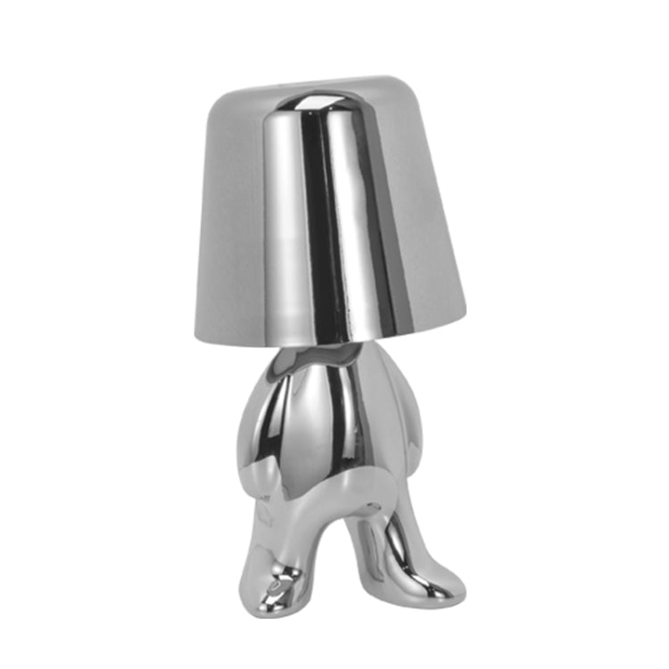 Cute Doll Shape Touch Adjustable Desk Lamp Mini Bedroom Rechargeable Night Light, Spec: 8047
