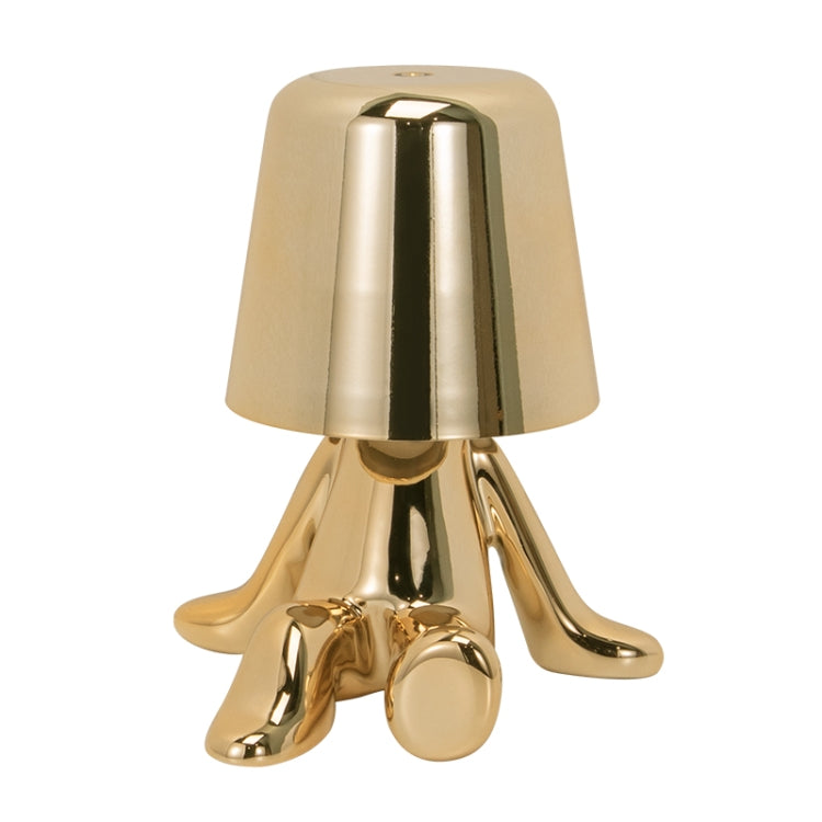 Cute Doll Shape Touch Adjustable Desk Lamp Mini Bedroom Rechargeable Night Light, Spec: 8045