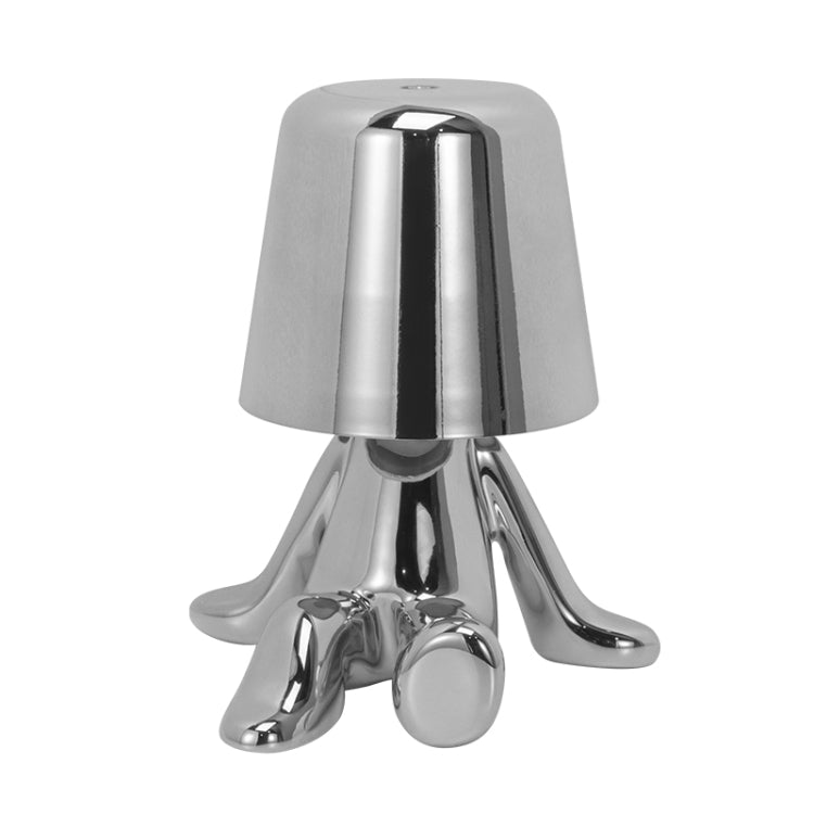 Cute Doll Shape Touch Adjustable Desk Lamp Mini Bedroom Rechargeable Night Light, Spec: 8045