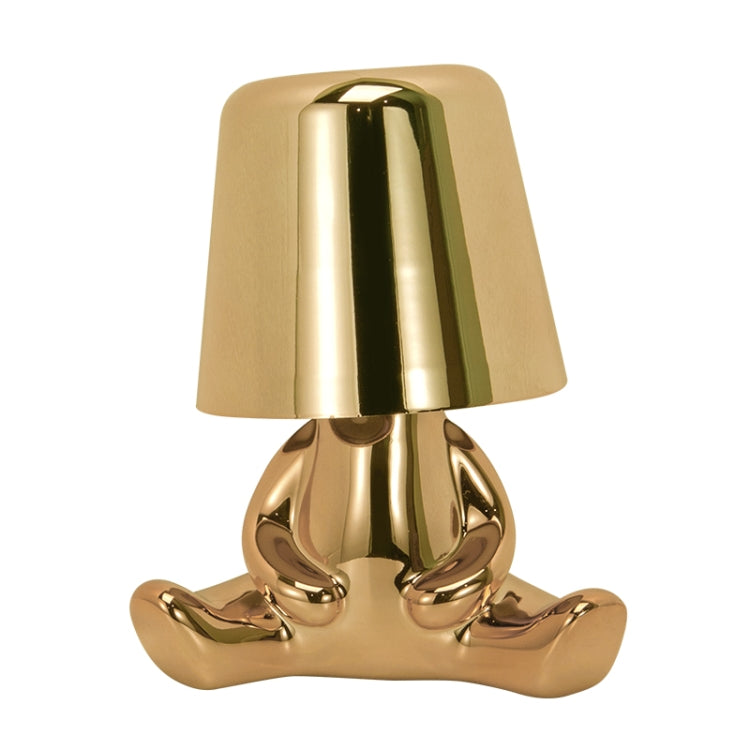 Cute Doll Shape Touch Adjustable Desk Lamp Mini Bedroom Rechargeable Night Light, Spec: 8048