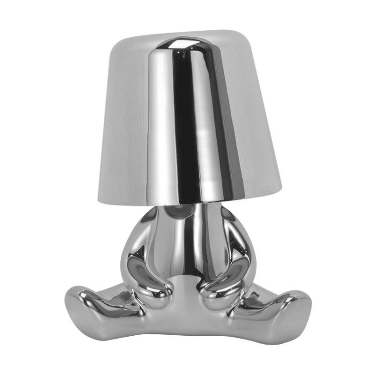 Cute Doll Shape Touch Adjustable Desk Lamp Mini Bedroom Rechargeable Night Light, Spec: 8048