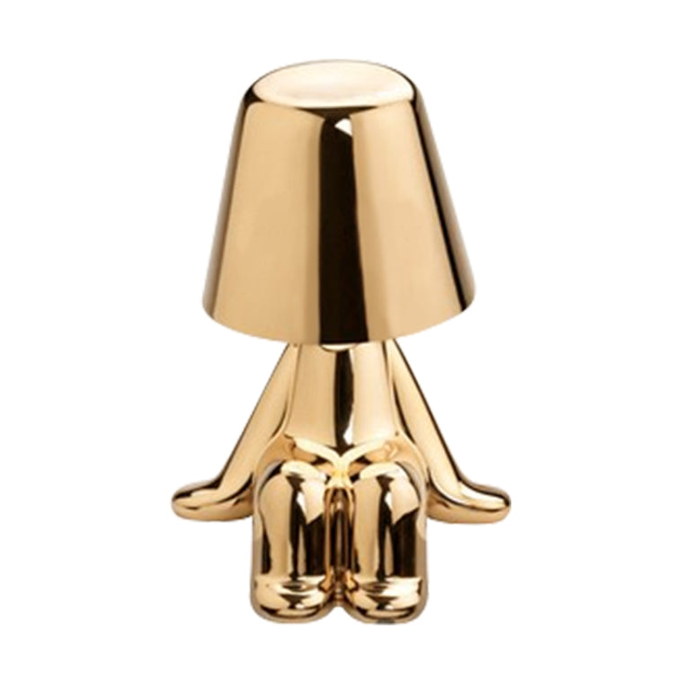 Cute Doll Shape Touch Adjustable Desk Lamp Mini Bedroom Rechargeable Night Light, Spec: 8049