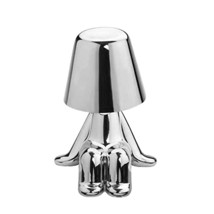 Cute Doll Shape Touch Adjustable Desk Lamp Mini Bedroom Rechargeable Night Light, Spec: 8049