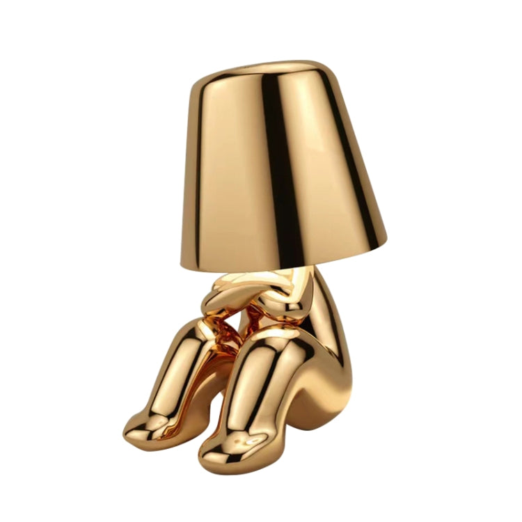 Cute Doll Shape Touch Adjustable Desk Lamp Mini Bedroom Rechargeable Night Light, Spec: 8058