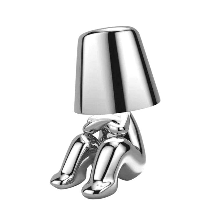Cute Doll Shape Touch Adjustable Desk Lamp Mini Bedroom Rechargeable Night Light, Spec: 8058