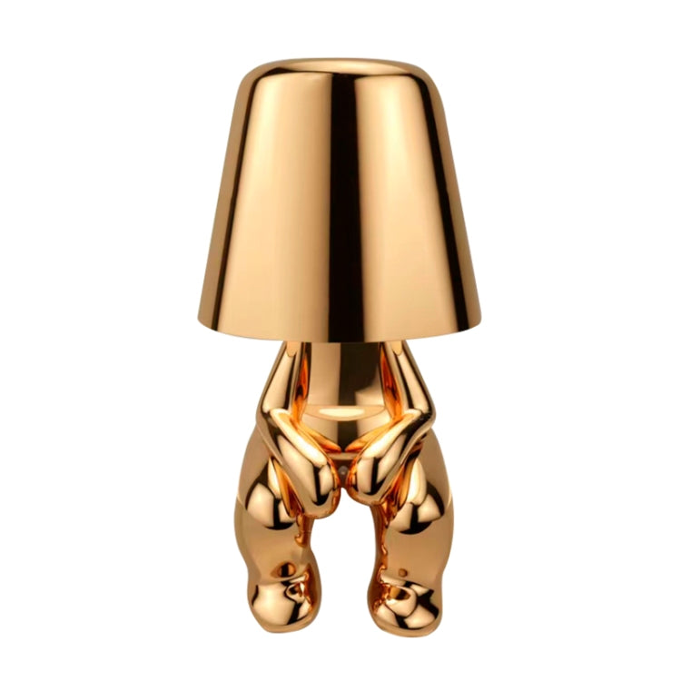 Cute Doll Shape Touch Adjustable Desk Lamp Mini Bedroom Rechargeable Night Light, Spec: 8061