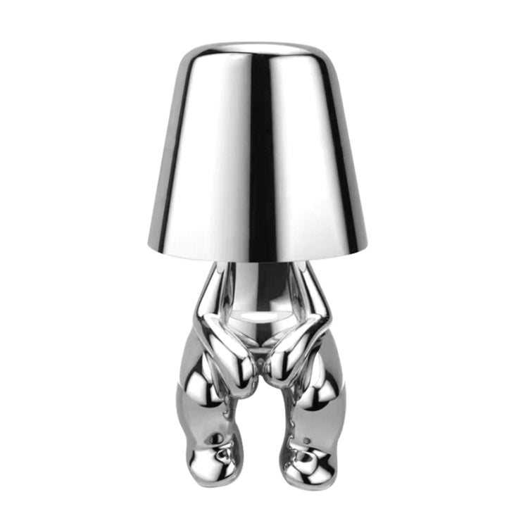 Cute Doll Shape Touch Adjustable Desk Lamp Mini Bedroom Rechargeable Night Light, Spec: 8061