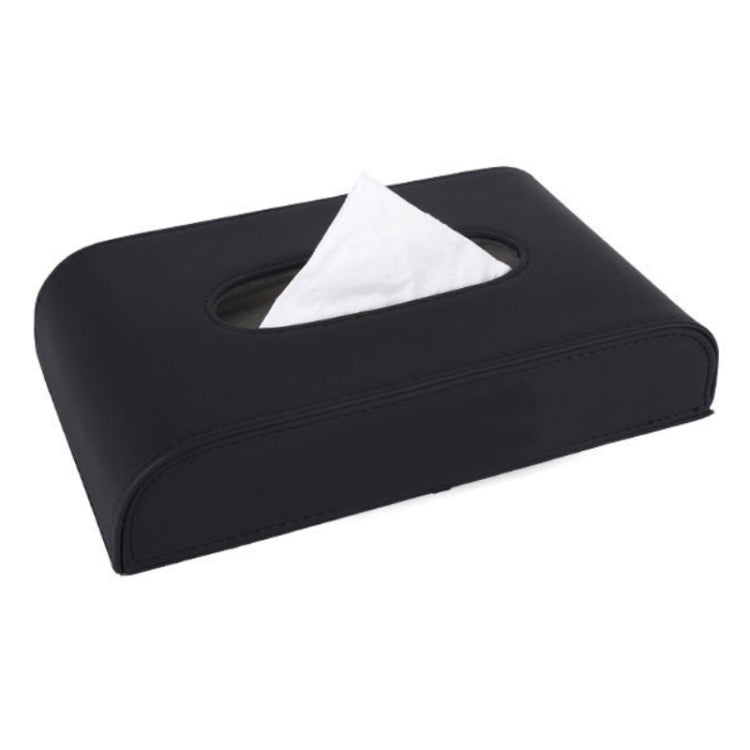 Car Leather Tissue Box Seat Napkin Box