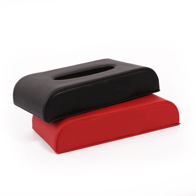 Car Leather Tissue Box Seat Napkin Box