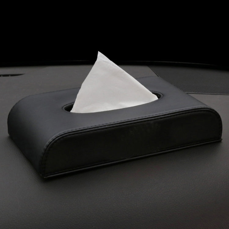 Car Leather Tissue Box Seat Napkin Box