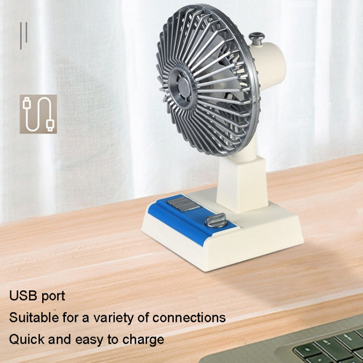 ZR21-25 Retro Desktop Fan High Wind Air Circulation Fan