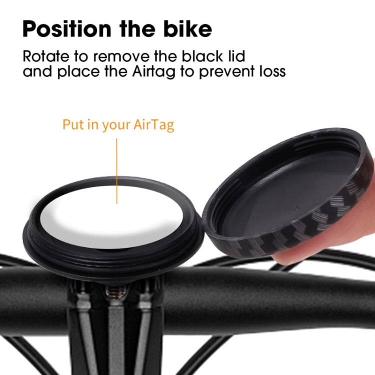 For AirTag Cover Anti-theft Bicycle GPS Tracking Locator Mount Bike Holder