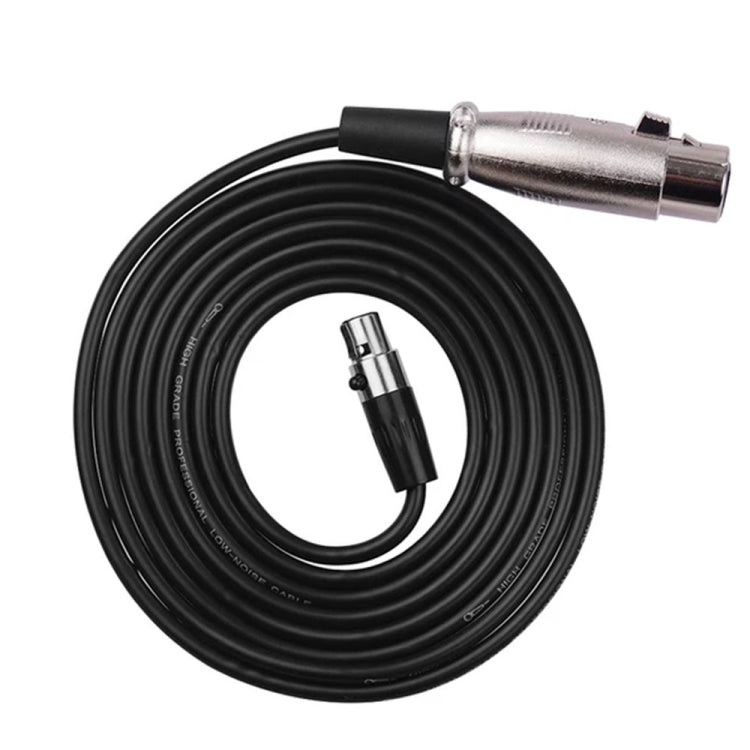 Xlrmini Caron Female To Mini Female Balancing Cable For 48V Sound Card Microphone Audio Cable, Length: 1.5m