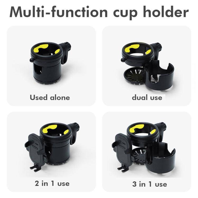 3 IN 1 Universal Baby Stroller Mobile Phone Cup Holder Motorcycle Water Cup Holder