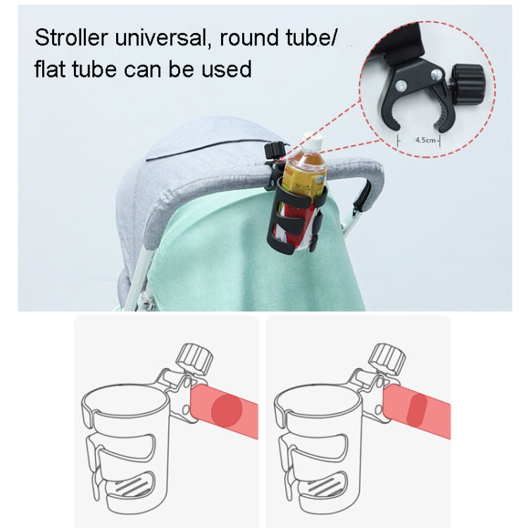 Baby Stroller Cup Holder Universal 360 Rotatable Drink Bottle Rack