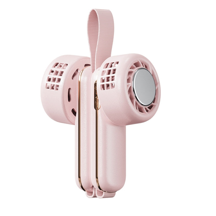 RD11 Hanging Neck Fan Silent Leafless Turbine Semiconductor Cooling Air Conditioner USB Handheld Fan