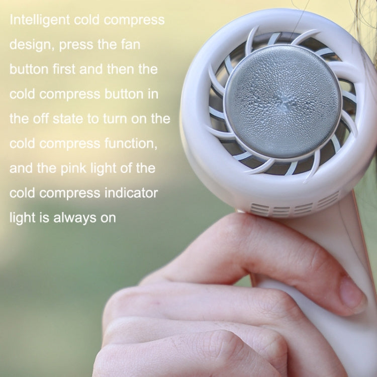 RD11 Hanging Neck Fan Silent Leafless Turbine Semiconductor Cooling Air Conditioner USB Handheld Fan