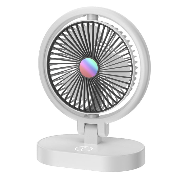 USB Lighting Fan Home Rotatable Dressing Table Fill Light Small Fan