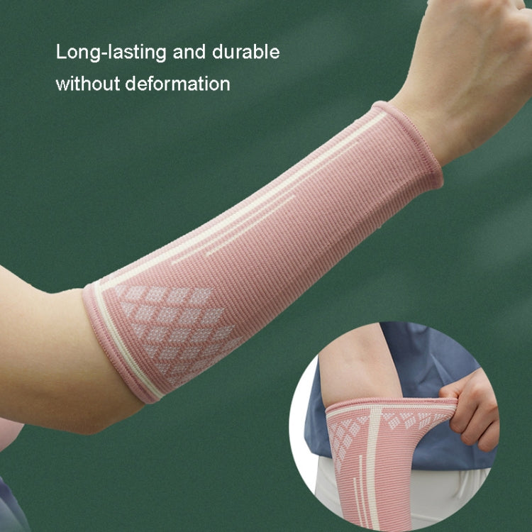 1pair Volleyball Protector Wrist Guards Sports Extended Arm Guards, Size: S (Pink)