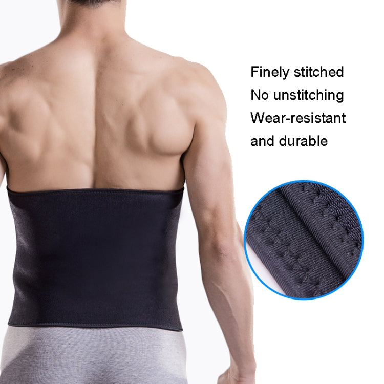 Sports Waist Belt Fitness Girdle Belly Belt Sweatproof Wide Waistband, Specification: M 20x95cm (Black)