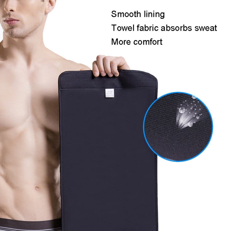 Sports Waist Belt Fitness Girdle Belly Belt Sweatproof Wide Waistband, Specification: M 20x95cm (Black)