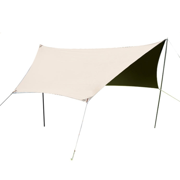 Outdoor Camping Tent, Style: Vinyl Sunscreen Hexagon 5.5x4.4m Gold